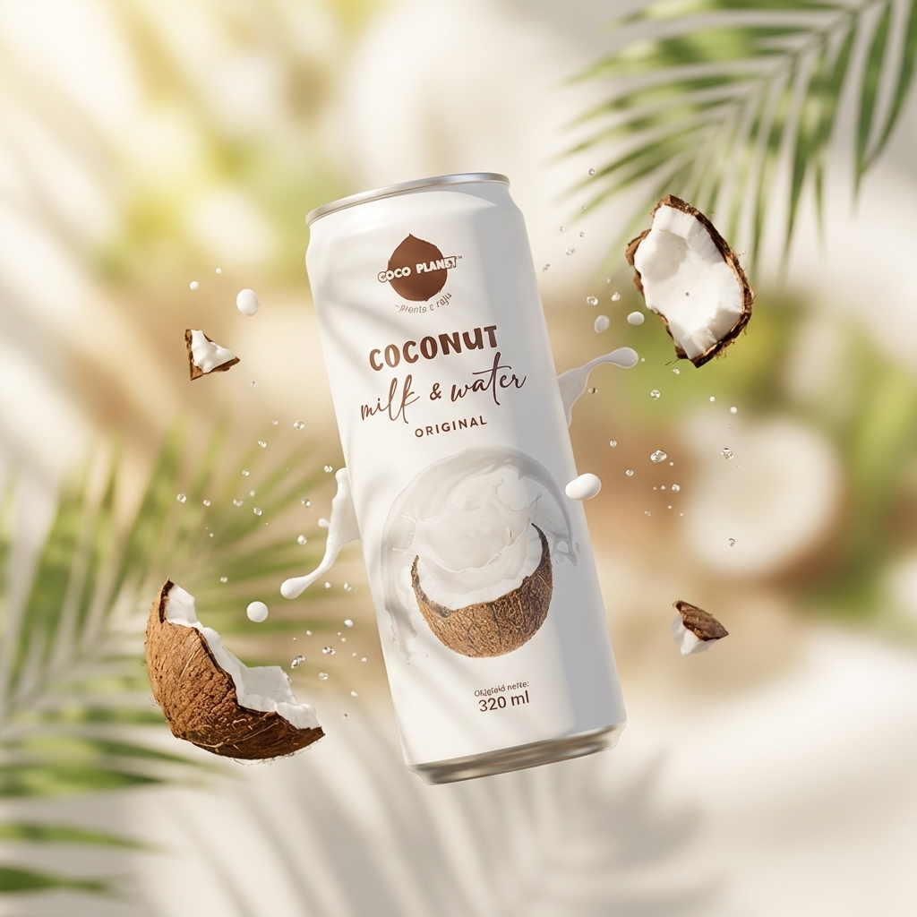 Puszka Coco Planet Coconut Milk & Water Original